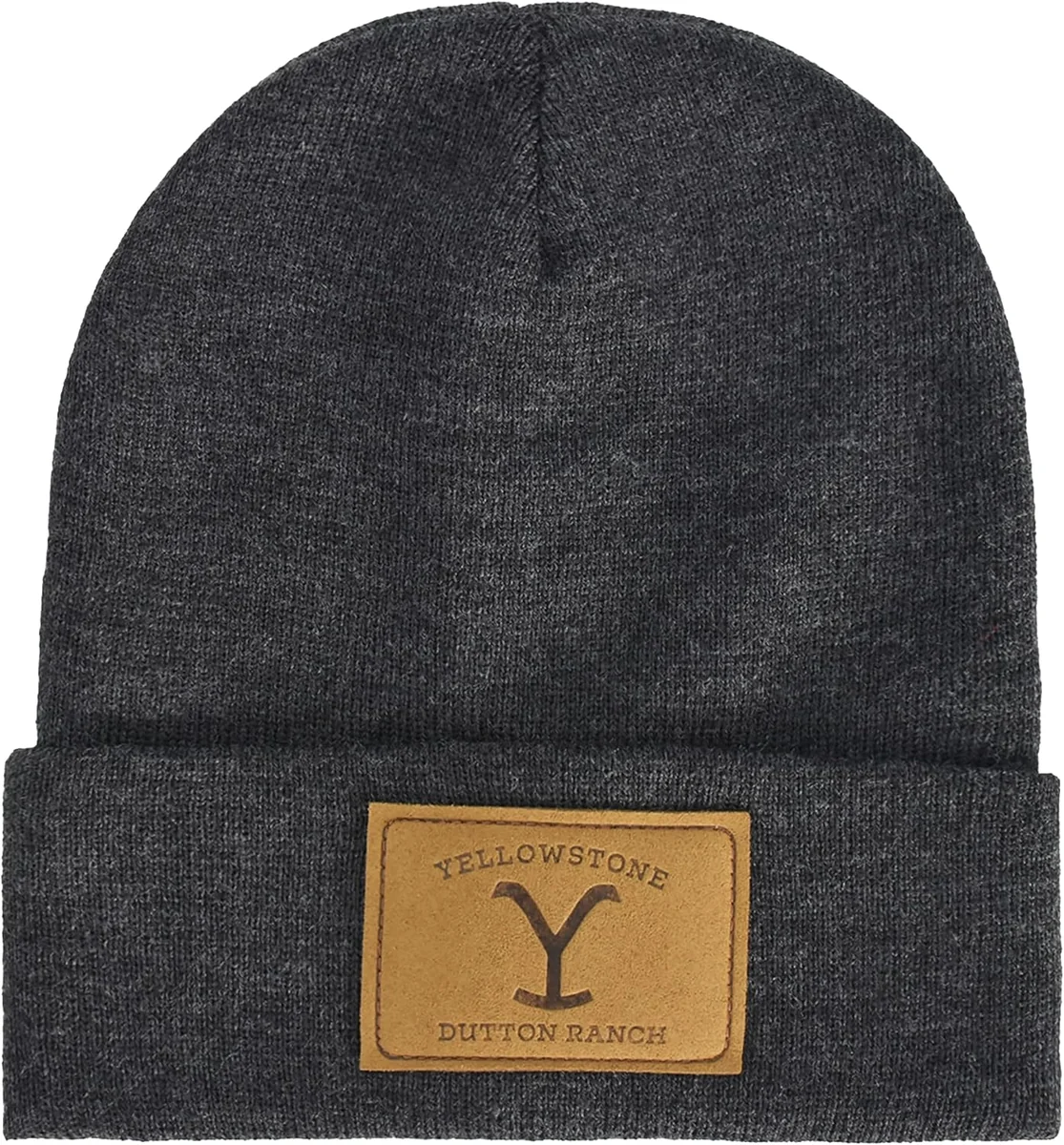 CZAPKA BEANIE ZIMOWA DZIANINOWA SZARA Z MANKIETEM ROZMIAR UNIWERSALNY