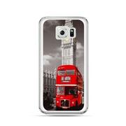 Etui i futerały do telefonów - Etui na Samsung Galaxy S6 Edge Plus, czerwony autobus londyn - miniaturka - grafika 1
