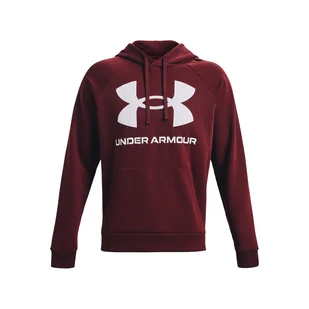 Męska Bluza UNDER ARMOUR UA RIVAL FLEECE BIG LOGO HD 1357093-690 – Czerwony - Bluzy męskie - miniaturka - grafika 1