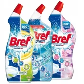 Środki do WC - Bref Hygiene Żel do WC Mix Zestaw Czystość 3x700ml - miniaturka - grafika 1