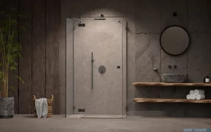 Radaway Essenza Pro Brushed GunMetal Kdj+S kabina 70x100x70cm lewa szczotkowany grafit 10097310-92-01L/10098070-01-01/10098070-01-01 - Kabiny prysznicowe - miniaturka - grafika 4