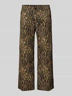 Spodnie damskie - Spodnie o skróconym kroju z wpuszczanymi kieszeniami model ‘Linn’ - miniaturka - grafika 1