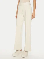 Spodnie damskie - Olsen Spodnie materiałowe 14002250 Beżowy Straight Fit - miniaturka - grafika 1