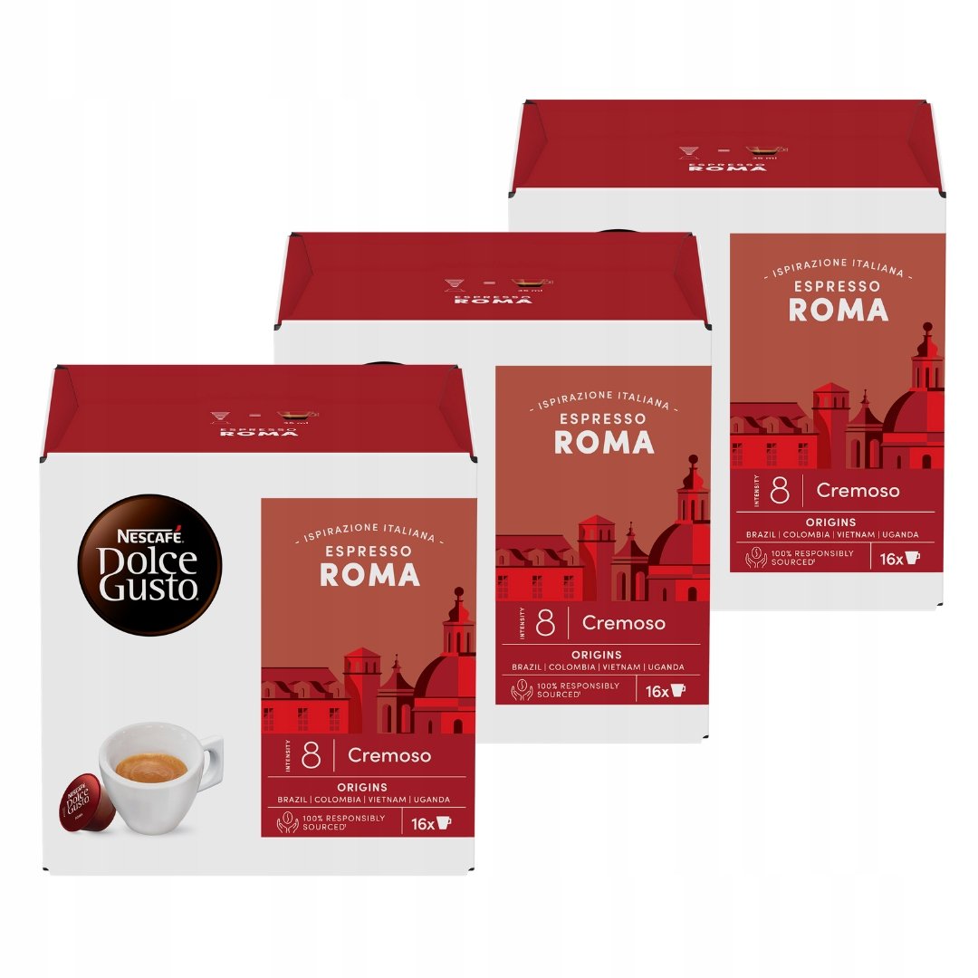 Nescafe Espresso Roma 3 x 16 kapsułek