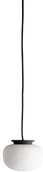 Lampy sufitowe - Frandsen - Supernate Lampa Wisząca Ø13,3 Opal White/Black Frandsen - miniaturka - grafika 1