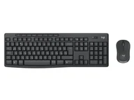 Zestawy myszka + klawiatura - Logitech MK370 Combo for Business klawiatura Dołączona myszka Biuro RF Wireless + Bluetooth QWERTZ Węgierski Grafitowy 920-012079 - miniaturka - grafika 1