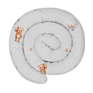 XXL łóżko wąż poduszka na łóżko poduszka do karmienia rolka na łóżko poduszka dekoracyjna łóżko brzeg wąż ręcznie robiona bawełna miś 200 cm - Poduszki do karmienia - miniaturka - grafika 1