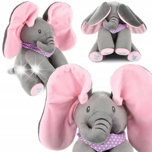 MASKOTKA GRAJĄCA SŁONIK ŚPIEWAJĄCY INTERAKTYWNY SŁOŃ A KUKU RUSZA USZAMI - Zabawki interaktywne dla dzieci MASKOTKA GRAJĄCA SŁONIK ŚPIEWAJĄCY INTERAKTYWNY SŁOŃ A KUKU RUSZA USZAMI - Zabawki interaktywne dla dzieci - miniaturka - grafika 1