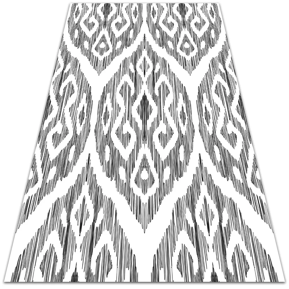 Modny winylowy dywan Szarpane wzory 150x225 cm