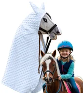 Maskotki i pluszaki - Ubranko dla Konika Hobby Horse Kocyk Peleryna Nauszniki Na Zawody Pokazy - miniaturka - grafika 1