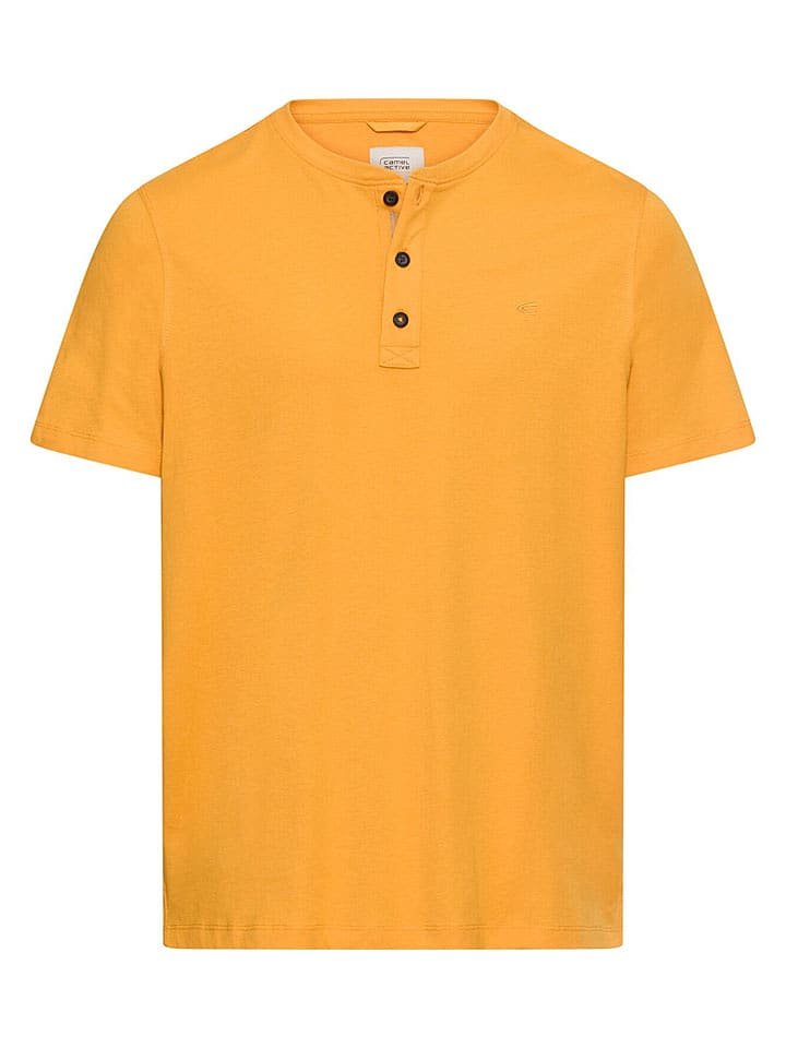 Camel Active Koszulka w kolorze żółtym