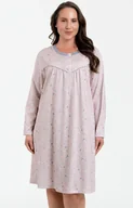 Piżamy damskie - Koszula nocna damska na długi rękaw Daniela, Kolor różowy, Rozmiar M, Italian Fashion - Primodo.com - miniaturka - grafika 1