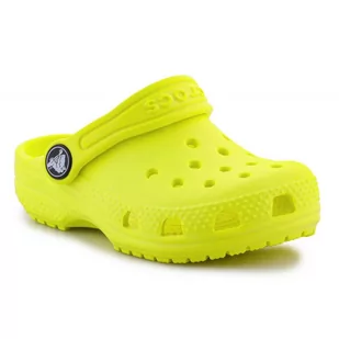 Chodaki Crocs Classic Clog Jr 206990-76M żółte - Buty dla dziewczynek - miniaturka - grafika 1