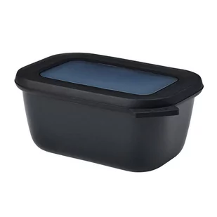 Mepal Mepal Cirqula Oblong Nordic Black 0,75 L Czarna Miska Kuchenna Plastikowa Z Pokrywką - Miski i półmiski - miniaturka - grafika 2