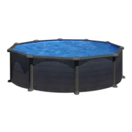 Baseny ogrodowe - GRE Basen stelażowy 450x122 cm szary Dreampool Kea - miniaturka - grafika 1