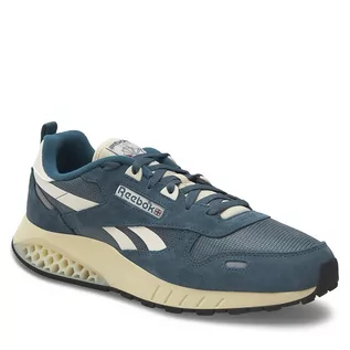 Półbuty męskie - Buty Reebok Classic Leather 100034170-M Blue - grafika 1