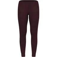 Pozostała odzież narciarska - Legginsy termoaktywne damskie ODLO Merino 200 BL Bottom Long brązowe L - miniaturka - grafika 1