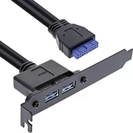Kable komputerowe i do monitorów - InLine Slot 2x USB 3.0 (33390C) - miniaturka - grafika 1