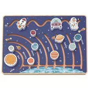 Maty piankowe - Tooky Toy: Drewniany labirynt - Kosmos - miniaturka - grafika 1