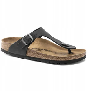Birkenstock Gizeh LEOI 0845251 Czarne 40 - Sandały damskie - miniaturka - grafika 1