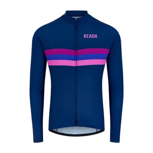 Damska koszulka rowerowa z długim rękawem - Sunset - Bluzy na rower - miniaturka - grafika 1