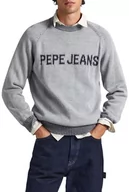 Koszulki męskie - Pepe Jeans Koszulka męska Stepney, Szary (szary), M - miniaturka - grafika 1