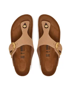 Birkenstock Japonki Gizeh Big Buckle LENB 1024007 Różowy - Klapki i japonki damskie - miniaturka - grafika 1