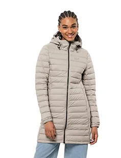 Jack Wolfskin Damski płaszcz puchowy Glowing Mountain Winter Pearl, XL - Płaszcze damskie - miniaturka - grafika 1