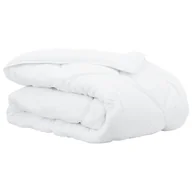 Koce - vidaXL Koce i Kołdry Biały 200 x 220 cm Mikrofibra - miniaturka - grafika 1
