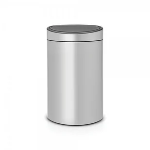 Brabantia Kosz Touch Bin New, srebrny, 40 l - Kosze na śmieci - miniaturka - grafika 1