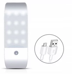 Bezprzewodowa Lampka Led Czujnikiem Ruchu Światła - Gadżety USB - miniaturka - grafika 1