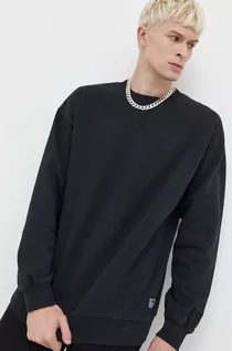 Bluzy męskie - Rip Curl bluza bawełniana męska kolor czarny gładka - grafika 1