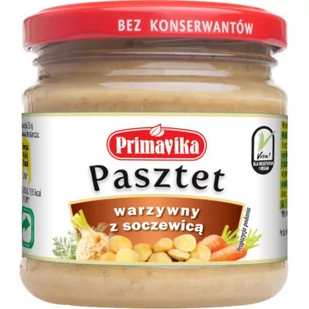 Primavika Pasztet warzywny z soczewicą 160 g - Pasty warzywne - miniaturka - grafika 1