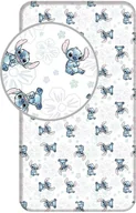 Prześcieradła dla dzieci - Prześcieradło z gumką bawełna 90x200cm Lilo and Stitch - miniaturka - grafika 1