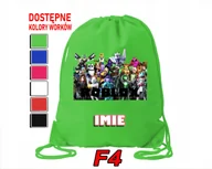 Torby szkolne - WOREK SZKOLNY NA WF TRENING SPORTOWY Z NADRUKIEM ROBLOX - IMIĘ - miniaturka - grafika 1