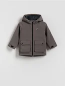 Kombinezony dla dzieci - Reserved - Kurtka z ociepleniem - brązowy - miniaturka - grafika 1