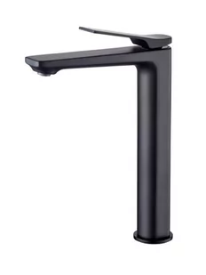 Invena Neri Trend bateria umywalkowa stojąca wysoka czarny mat BU-01-W04 - Baterie umywalkowe - miniaturka - grafika 1