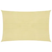 Parasole ogrodowe - Żagiel przeciwsłoneczny, 160 g/m², beżowy, 2x2,5 m, HDPE - miniaturka - grafika 1