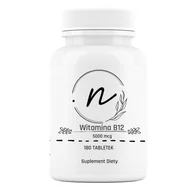 Witaminy i minerały - NaturePro, Witamina B12 Metylokobalamina 5000 mcg, 180 tabl. - miniaturka - grafika 1
