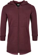 Kurtki i płaszcze dla dziewczynek - Urban Classics Dziewczęca kurtka parka Sweat, Redwine, 122/128 cm - miniaturka - grafika 1