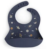 Śliniaki i fartuszki - Śliniaczek silikonowy Cosmos, BabySteps - miniaturka - grafika 1