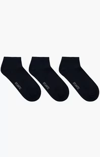 3-pack granatowych stopek męskich 3BMC-103, Kolor granatowy, Rozmiar 39-42, ATLANTIC - Intymna - Skarpetki męskie - miniaturka - grafika 1