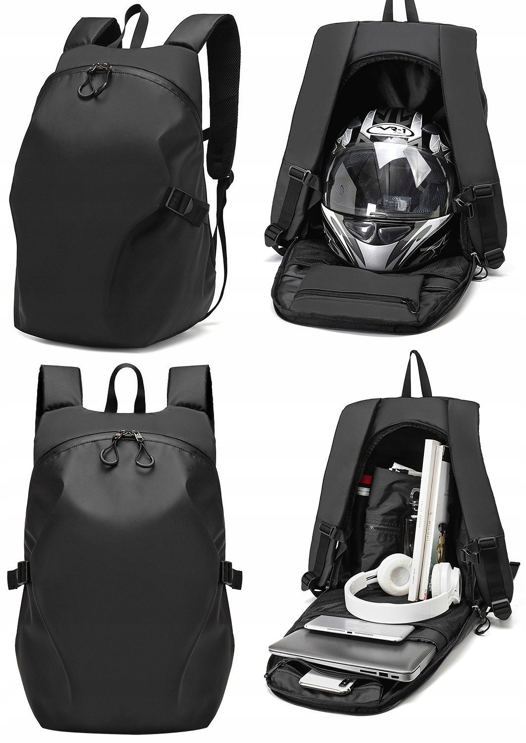 Plecak Motocyklowy Laptop Na Kask 30 L Wodoodporny Na Motor Duży Pojemny