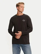 Koszulki męskie - Tommy Hilfiger Longsleeve MW0MW36501 Czarny Regular Fit - miniaturka - grafika 1