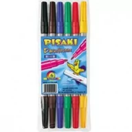 Przybory szkolne - Kamet Pisaki dwustronne 6 kolorów - miniaturka - grafika 1