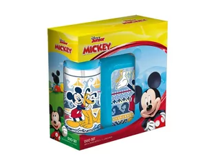 Lunch boxy - Invictus1928, Zestaw śniadaniowy Mickey Bidon 500 ml + lunchbox 1L - grafika 1