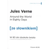 Książki do nauki języka angielskiego - Wydawnictwo Ze słownikiem W 80 dni dookoła świata wersja angielska z podręcznym słownikiem - Juliusz Verne - miniaturka - grafika 1