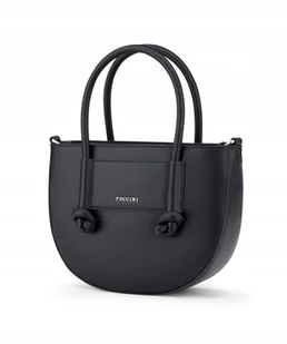 Torebka Damska Mała Crossbody z Uchwytami PUCCINI Czarna BK2241224M-1 - Torebki damskie - miniaturka - grafika 1