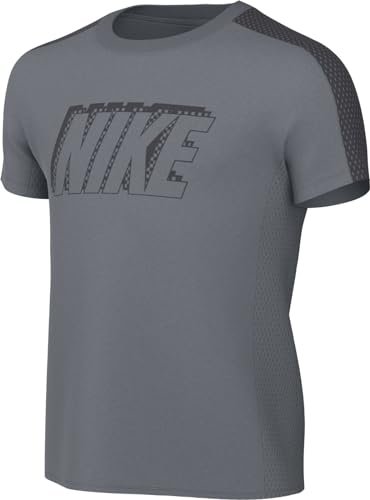 Nike Unisex dziecięce K Nk Df Acd23 Ss Top Gx Hbr, Cool Grey/Anthracite/Anthracite, FN8278-065, M