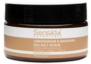 Peelingi do ciała - Sensatia Botanicals Lemongrass & Mandarin Sea Salt Scrub 100 ml - miniaturka - grafika 1